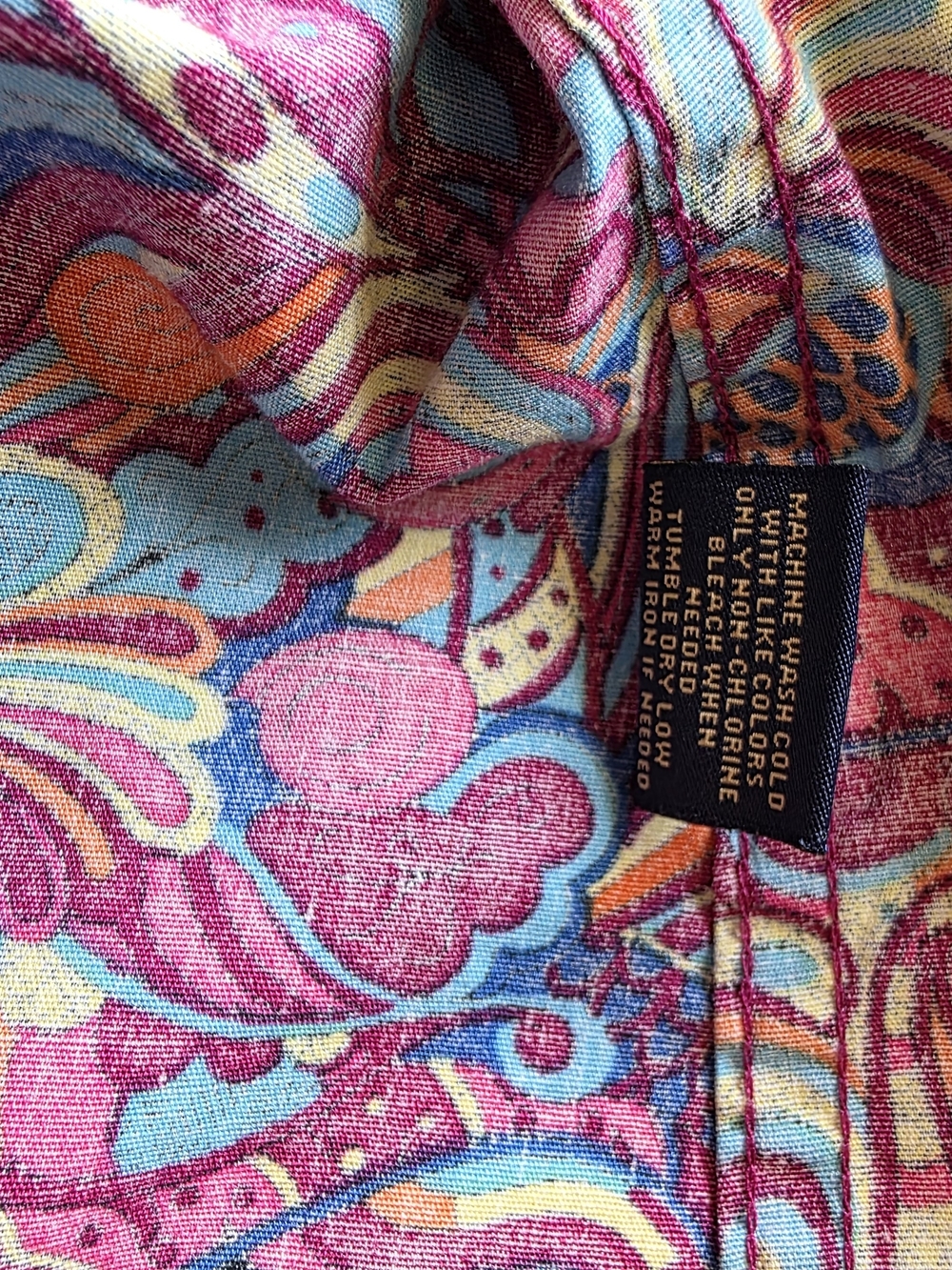 Cremieux Premium Denim Multicolor Button-Down Shirt - Picture 5 of 5
